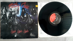 MOTLEY CRUE GIRLS GIRLS GIRLS ( ELEKTRA 960 725 1 for UK EKT 39 AXX/B UK ) 1987 GERMANY