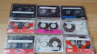 Аудиокассеты Sony, SKC, Konika(лот 9 шт)