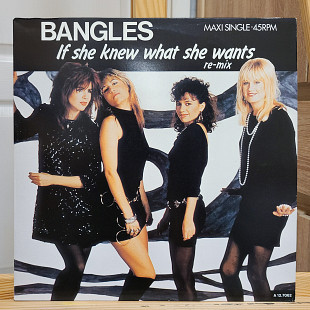 Bangles - If She Knew What She Wants 1986 (Maxi Single)