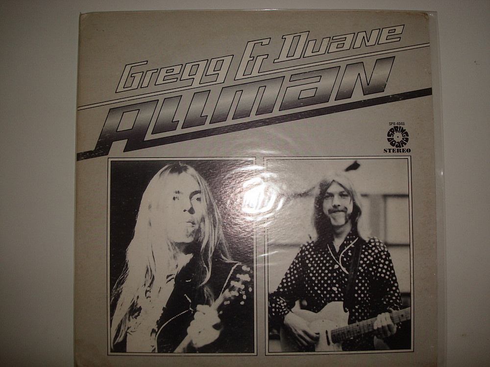GREGG & DUANE ALLMAN-Gregg & Duane Allman 1973 | Виниловые пластинки на