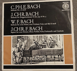 C.Ph.E. Bach, J.Chr. Bach, W.F. Bach, J.Chr.F. Bach, LP