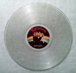 Rainbow 79 "Down To Earth" Limited Edition, Clear. UK orig. Ex+/Ex+