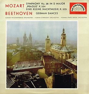 Mozart, Beethoven – Simphony Nr 38 / German Dances /1970/ Supraphon / Czechoslovakia