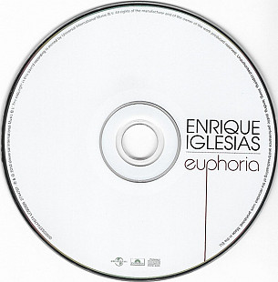 ENRIQUE IGLESIAS CD «Euphoria» ℗2010
