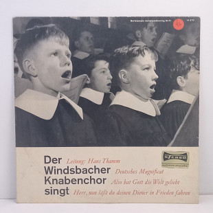 Hans Thamm, Der Windsbacher Knabenchor – Der Windsbacher Knabenchor Singt LP 10"(Прайс47617)