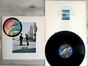 PINK FLOYD WISH YOU WERE HERE ( HARVEST 2C068-96918 A1/B3 ) ORIGINAL with Postcard & Sticker 1975