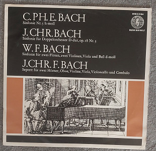 C.Ph.E. Bach, J.Chr. Bach, W.F. Bach, J.Chr.F. Bach, Sinfonie Nr. 5 H-moll - Sinfonie Für Doppelorch
