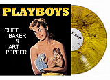 CHET BAKER AND ART PEPPER «Playboys» RE-2023 YELLOW MARBLE VINYL ℗1958