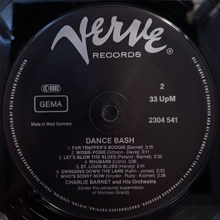 Charlie Barnet And His Orchestra – Dance Bash LP 12" (Прайс 47674)