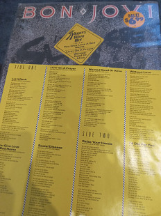 Mint Bon Jovi ‎– Slippery When Wet