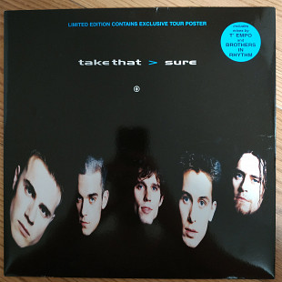 Take That Sure UK first press vinyl poster