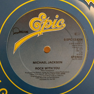 Michael Jackson Rock with You UK first press vinyl