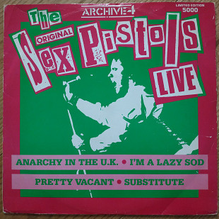 Sex Pistols The Original Sex Pistols Live UK first press vinyl