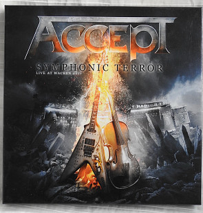 Accept Symphonic Terror Live At Wacken 2017 3 LP + плакат + буклет 24 страницы
