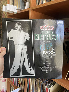 Marlene Dietrich – Attention! Marlene Dietrich! (концертный альбом в Лондоне), 1982, Fontana – 64