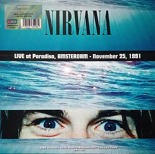 NIRVANA «Live At Paradiso, Amsterdam - November 25, 1991» LAGOON VINYL RE-2024 180g ℗1981
