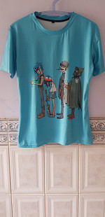Футболка "Gorillaz" (95% polyester/5% spandex, L, China)