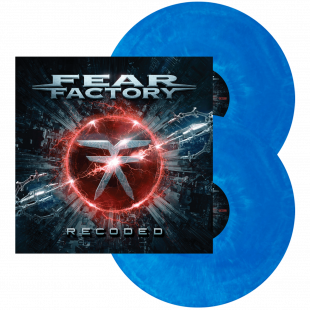Fear Factory - Recoded, Blue Swirl Vinyl 2LP, запечатан