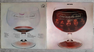 DEEP PURPLE COME TASTE THE BAND ( PURPLE 1C062-97044 A1/B1 ) G/F ORIGINAL , STICKER 1975 GERMANY