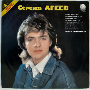 Сережа Агеев / Саша Голицын (Звезды Дискотек) 1991. (LP). 12. Vinyl. Пластинка. Russia. Rare.