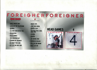 Продаю CD Foreigner “Head Games” – 1979 / “4” – 1981