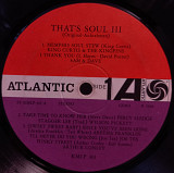 Various – That's Soul 3 LP 12" (без внешнего конверта) (Прайс 28306)