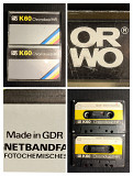 Кассеты 2 шт."ORWO" K-60 ГДР.