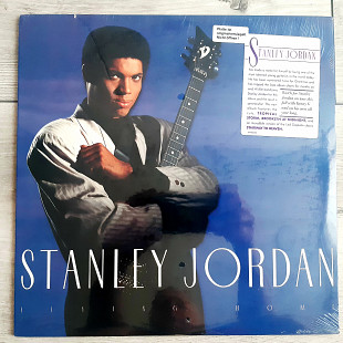 STANLEY JORDAN FLYING HOME ( EMI / MANHATTAN E1-48682 ) STICKER 1988 US