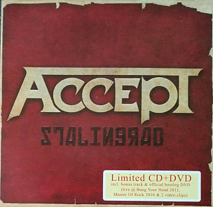 ACCEPT CD+DVD «Stalingrad» ℗2012