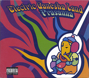 Prasanna – Electric Ganesha Land ( USA ) 3-panel cardboard digipak ) tribute to Jimi Hendrix.