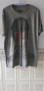 Футболка "Bowie" (25% cotton / 50% polyester / 25% rayon, 2XL)