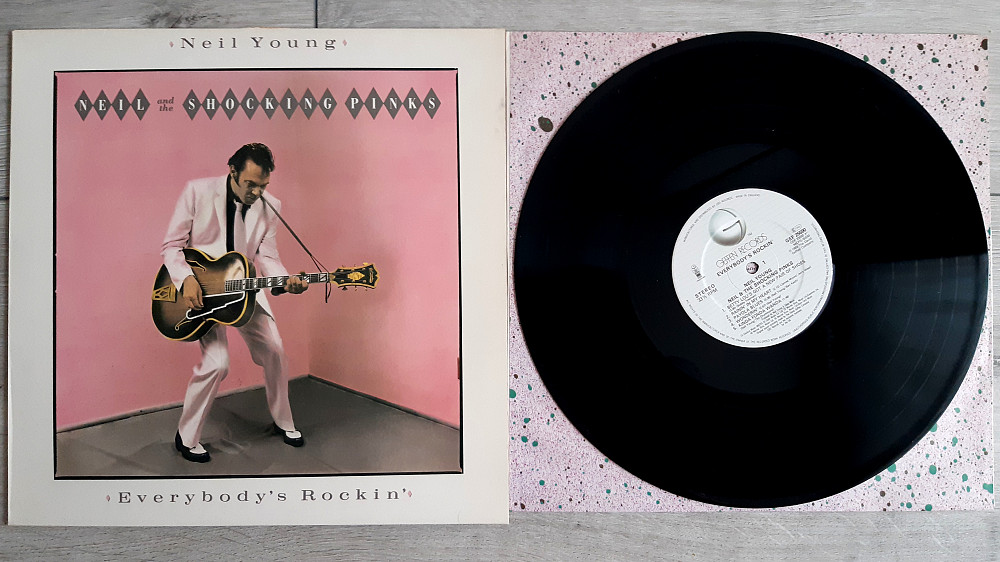 NEIL YOUNG SHOKING PINKS ( GEFFEN GEF 25590 ) 1983 ENGL
