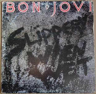 Bon Jovi – Slippery When Wet (Mercury – 830 264-1, Italy) inner sleeve VG+/NM-