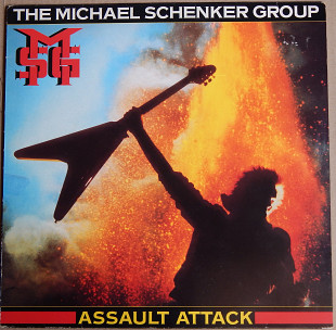 The Michael Schenker Group – Assault Attack (Chrysalis – CHR 1393, UK) NM-/NM-