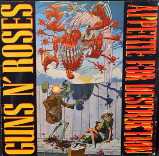 2 LP - Guns N Roses - Vinyl * Appetite For Destruction Geffen* Lies *