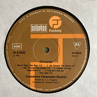 Creedence Clearwater Revival Featuring John Fogerty – Chronicle - The 20 Greatest Hits