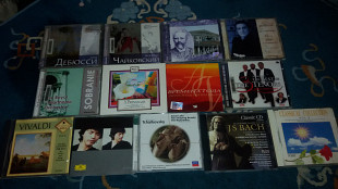12 AUDIO CD классической музыки (лицензия, фирменные) одним лотом - 850