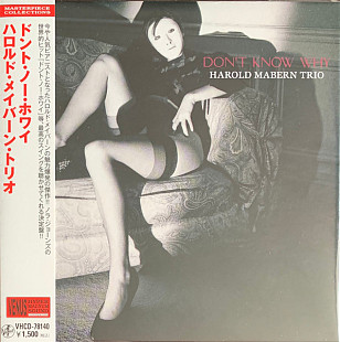 Harold Mabern Trio – Don't Know Why Venus Records Japan +obi NM