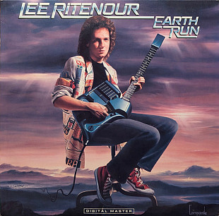 LEE RITENOUR «Earth Run» PROMO WHITE LABELS ℗1986