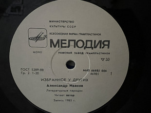 Александр Иванов Избранное у других