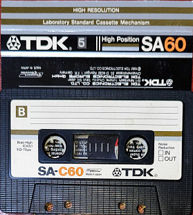 Аудіокасета TDK SA-C60