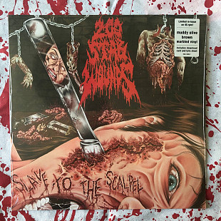 200 Stab Wounds - Slave To The Scalpel - LP (Olive/Brown marbled)