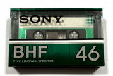 Аудіокасета Sony BHF 46 NEW Type I NORMAL position cassette касета