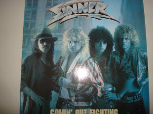 SINNER- Comin' Out Fighting 1986 Orig. Germany Rock Hard Rock Heavy Metal