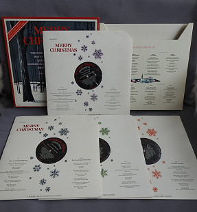 Various ‎Merry Christmas LP 1969 4 пластинки USA сборник рождественских композиций