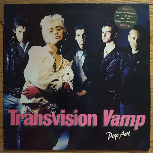 Transvision Vamp Pop Art UK first press lp vinyl