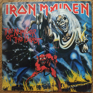Iron Maiden The Number of the Beast UK first press lp vinyl