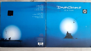 DAVID GILMOUR ( PINK FLOYD ) ON AN ISLAND ( EMI 0946 3 55695 1 3 A1/B1 ) G/F STICKER , ORIGINAL !
