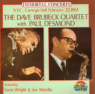 The Dave Brubeck Quartet With Paul Desmond – N.Y.C., Carnegie Hall, February 22, 1963 France NM