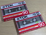 Аудіокасети аудио кассеты TDK D90 нові TYPE-1 normal position 1986